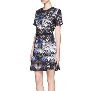 Sandro Geometric Galaxy Night Out Dress